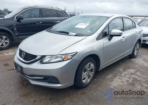 2015 Honda Civic Lx из США, поврежденный, VIN 2HGFB2F54FH517164